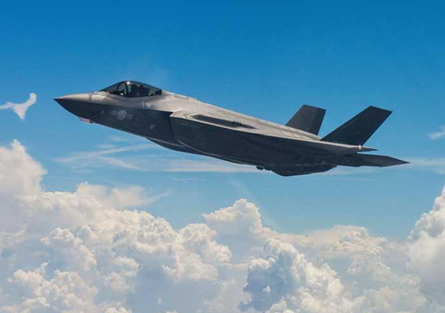 ▲ 한국 공군이 인도받을 F-35A 스텔스 전투기. ⓒ美록히드 마틴社 제공