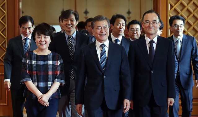 ▲ 문재인 대통령이 문무일 검찰총장을 임명할 당시 모습. ⓒ청와대 제공