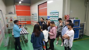 ▲ 2017 기업탐방 모습.ⓒ천안시