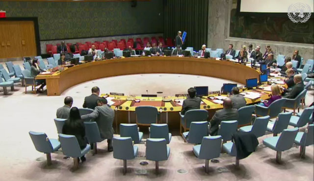 ▲ 유엔 안보리가 지난 30일(현지시간) 49곳의 기업·선박·개인을 신규 대북제재 대상으로 지정했다. ⓒ유엔 TV 화면캡쳐.