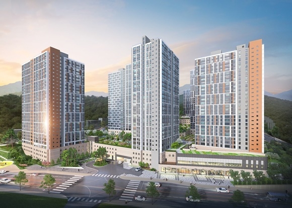 ▲ 'e편한세상 금정산' 조감도.ⓒ대림산업