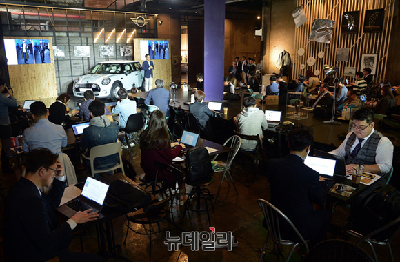 ▲ MINI(미니)는 3일 서울 성수동 바이산 카페에서 브랜드 리뉴얼을 발표하는 '2018 MINI Brand Day'를 개최했다.ⓒ공준표 기자