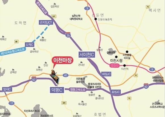 ▲ '이천마장지구' 사업지구 위치도.ⓒLH