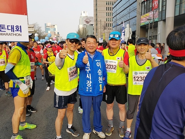 ▲ 이승천 대구시장 예비후보가 스포츠 인프라 구축을 공약으로 발표했다.ⓒ이 예비후보측