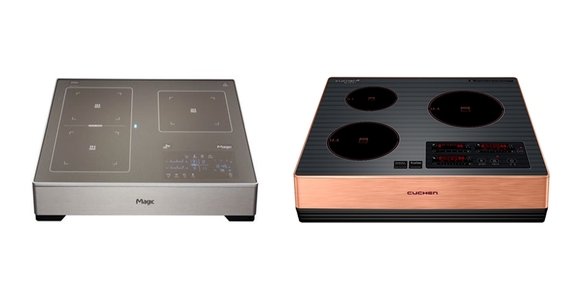 ▲ SK매직 전기레인지, 쿠첸 전기레인지 (왼쪽부터) ⓒ 각 사