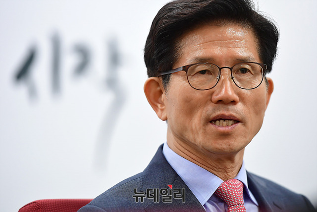 ▲ 뉴데일리는 15일 자유한국당 서울시장 후보 김문수 전 경기도지사와 단독 인터뷰를 통해 서울시장 출마에 대한 자세한 이야기를 들어봤다. ⓒ뉴데일리 정상윤 기자