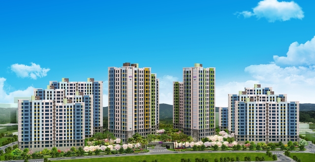 ▲ 대구연경 금성백조 예미지 투시도.ⓒ예미지