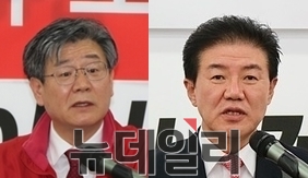 ▲ 자유한국당 대구 동구청장 후보를 선출하는 경선이 배기철 후보 가산점 10%를 부여한 가운데 5월1~2일 일반국민 여론조사 100%로 치러진다(왼쪽은 권기일, 오른쪽은 배기철 후보).ⓒ뉴데일리