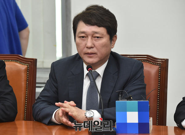 ▲ 더불어민주당 최재성 전 사무총장. ⓒ뉴데일리 이종현 기자