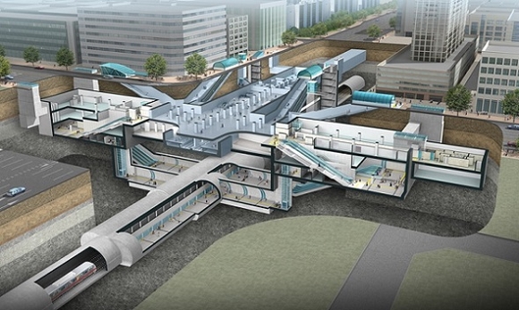 ▲ 미금역사 조감도.ⓒ국토부