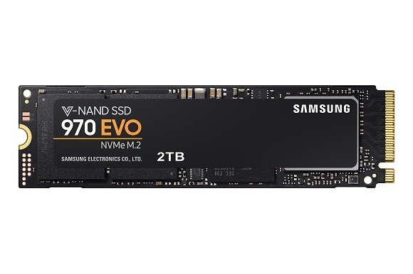 ▲ 최고 성능의 소비자용 NVMe SSD '970 PRO ·970 EVO' 시리즈ⓒ삼성전자