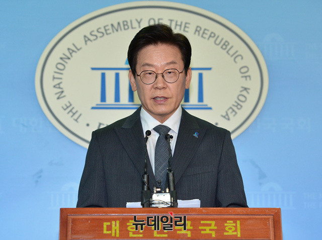 ▲ 더불어민주당 이재명 경기도지사 후보. ⓒ뉴데일리 공준표 기자