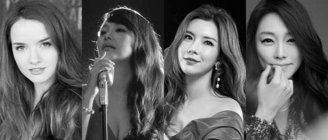 ▲ 왼쪽부터 애나 오번, 김소현, 정선아, 차지연.ⓒ블루스테이지