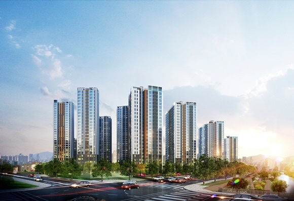 ▲ '고덕 자이' 투시도. ⓒGS건설