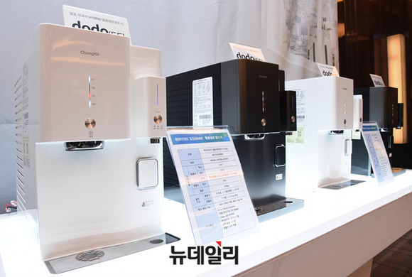 ▲ 청호나이스 신제품 '도도' ⓒ 뉴데일리 공준표 기자