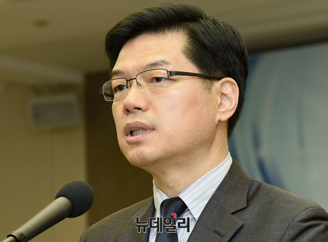 ▲ 개회사 하는 김명섭 한국정치외교사학회장 ⓒ 뉴데일리 공준표