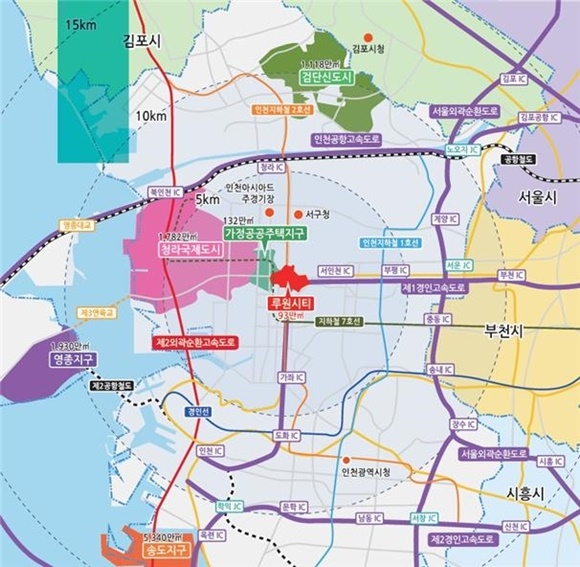 ▲ 인천 루원시티 위치도ⓒLH