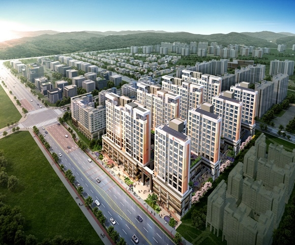 ▲ 글래드스톤 조감도ⓒ송학건설