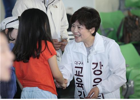 ▲ 강은희 대구시교육감 예비후보는 11일 ‘유아 교육비는 줄이고 유아교육 서비스 질은 확 높이겠다는 공약을 발표했다.ⓒ강은희 후보측