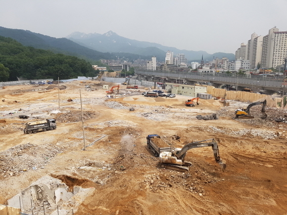 ▲ 상계동 뉴타운 개발현장. ⓒ 뉴데일리DB