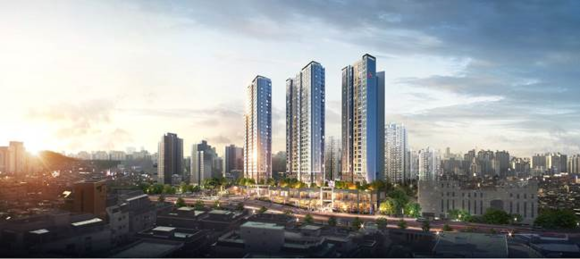 ▲ 서울 노량진 2구역 투시도. ⓒ SK건설