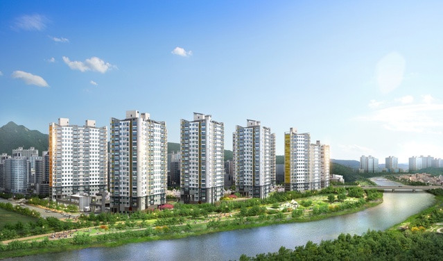 ▲ ‘연경지구 대광로제비앙’ 투시도.ⓒ대광건영