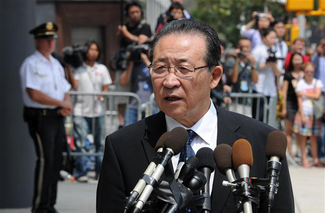 ▲ 북한이 16일 김계관 외무성 제1부상 명의 담화를 통해 