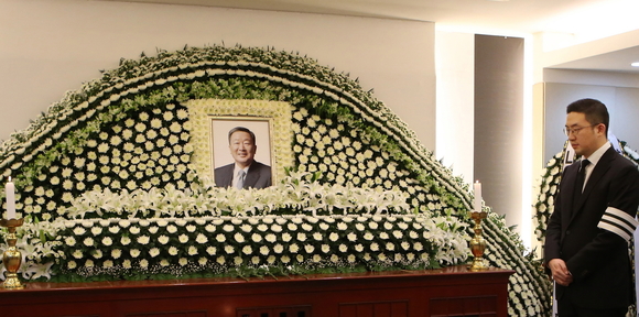 ▲ 구본무 LG그룹 회장의 빈소가 서울 종로구 서울대병원에 마련됐다. ⓒLG