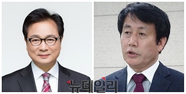 ▲ 6·13 충북교육감 선거에 나란히 출마한 심의보 예비후보, 황신모 예비후보(왼쪽부터).ⓒ뉴데일리 충청본부 D/B
