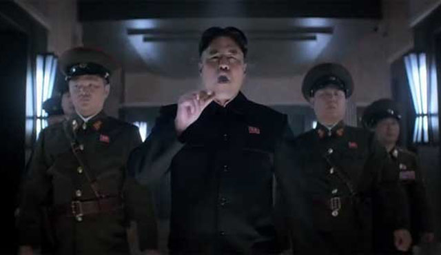 ▲ 2014년 11월 북한의 해킹을 불러왔던 美소니 픽쳐스의 영화 '인터뷰'의 한 장면. 이 영화는 美CIA의 김정은 암살 계획을 그린 코믹영화다. ⓒ영화 '인터뷰' 예고편 캡쳐.