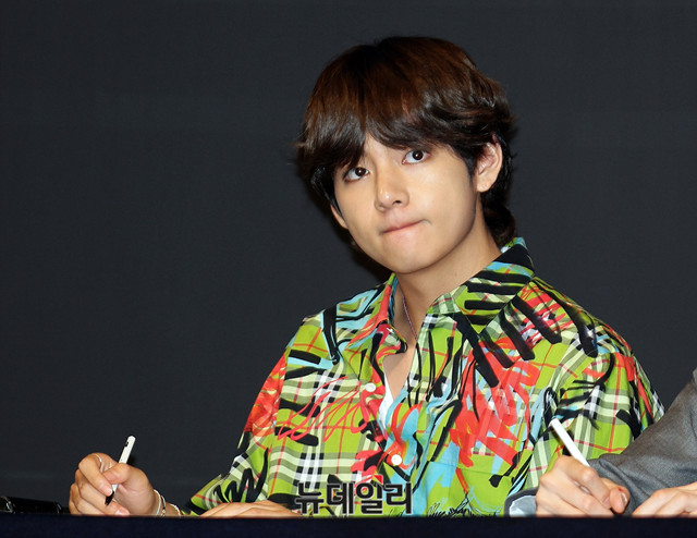 ▲ 방탄소년단의 뷔. ⓒ 이기륭 기자