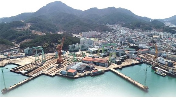 ▲ 신아sb조선소 전경. ⓒ한국토지주택공사