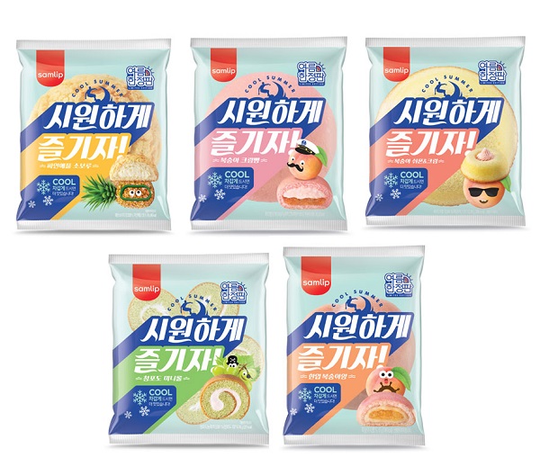 ▲ COOL 시리즈5종ⓒSPC삼립