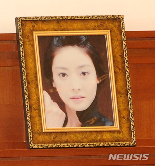 ▲ 고 장자연씨 영정 사진. ⓒ 사진 뉴시스