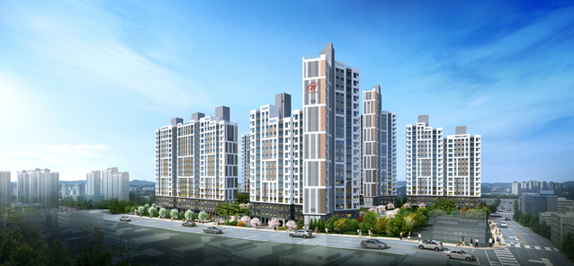 ▲ 힐스테이트 범어 주경 투시도.ⓒ현대엔지니어링