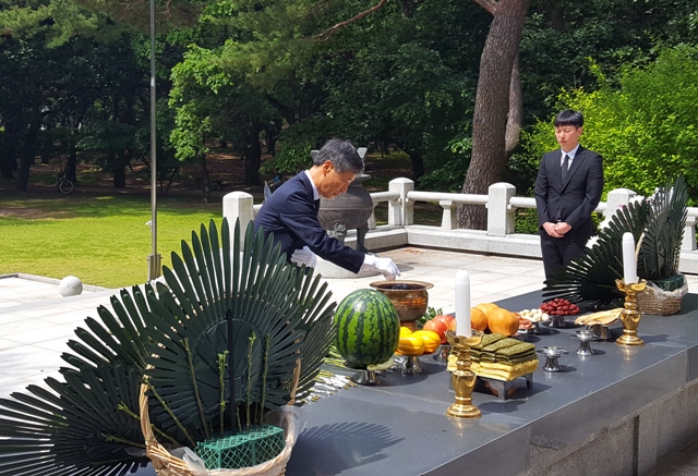 ▲ 경주시가 6월 호국보훈의 달 맞아 31일 충혼탑 위패 봉안식 거행했다.ⓒ경주시