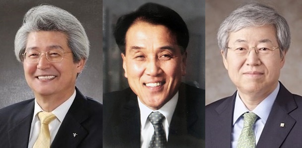▲ 왼쪽부터 김태오 DGB금융 회장, 김지완 BNK금융 회장, 김한 JB금융 회장. ⓒ각 사