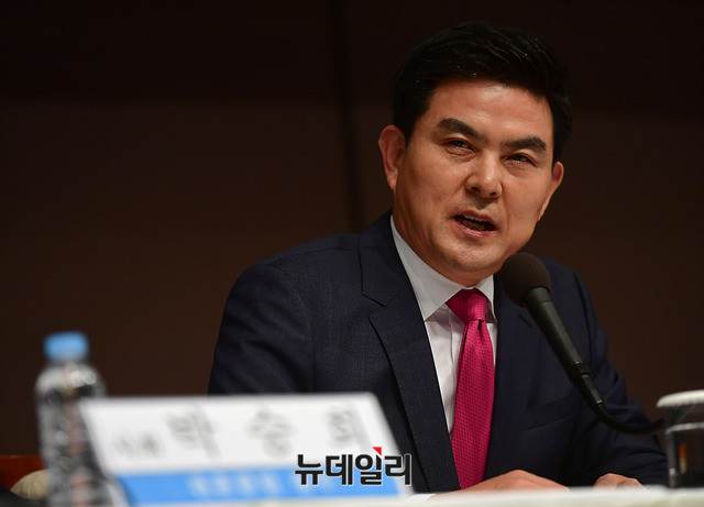 ▲ 자유한국당 김태호 경남도지사 후보 ⓒ뉴데일리 정상윤 기자