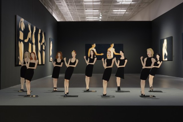 ▲ 알렉스 카츠 작품 'Black Dress'.ⓒ롯데뮤지엄