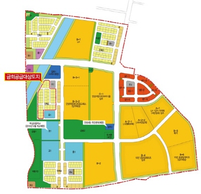 ▲ 안성아양지구 토지이용계획도. ⓒ LH