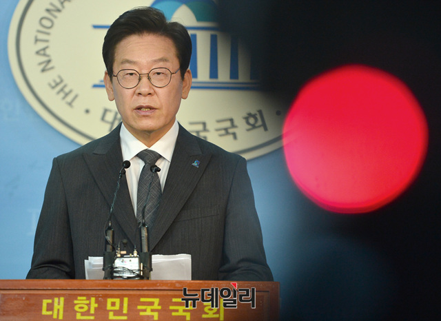 ▲ 더불어민주당 이재명 경기도지사 후보. ⓒ뉴데일리 공준표 기자