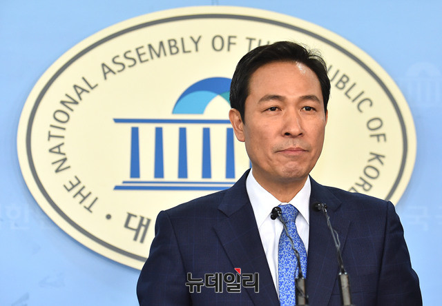 ▲ 더불어민주당 우상호 의원. ⓒ뉴데일리 이종현 기자