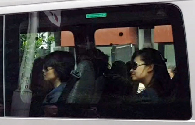 ▲ 지난 10일 싱가포르 세인트 리지스 호텔에 도착하는 현송월 삼지연 관현악단 단장. ⓒ연합뉴스. 무단전재 및 재배포 금지.