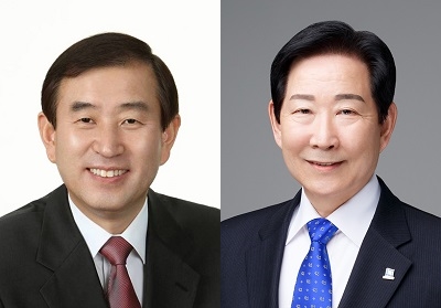 ▲ 좌로부터 조길형·우건도 후보.ⓒ중앙선거관리위원회 캡처