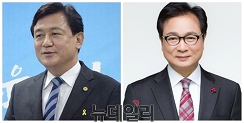 ▲ 사진 왼쪽부터 김병우 후보·심의보 후보.ⓒ뉴데일리 충청본부 D/B
