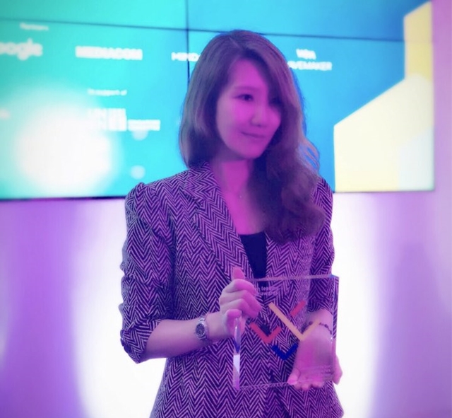▲ ‘2018 우먼 리딩 체인지 어워드(Women Leading Change Awards)’의 아시아 태평양 광고·마케팅 분야에서 ‘혁신적인 여성리더(Innovation of the Year)’로 선정된 박하영 에델만디지털코리아 전무 ⓒ에델만코리아