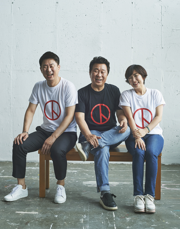 ▲ 좌측부터 남희석 임하룡 박경림. ⓒ 김영준스튜디오