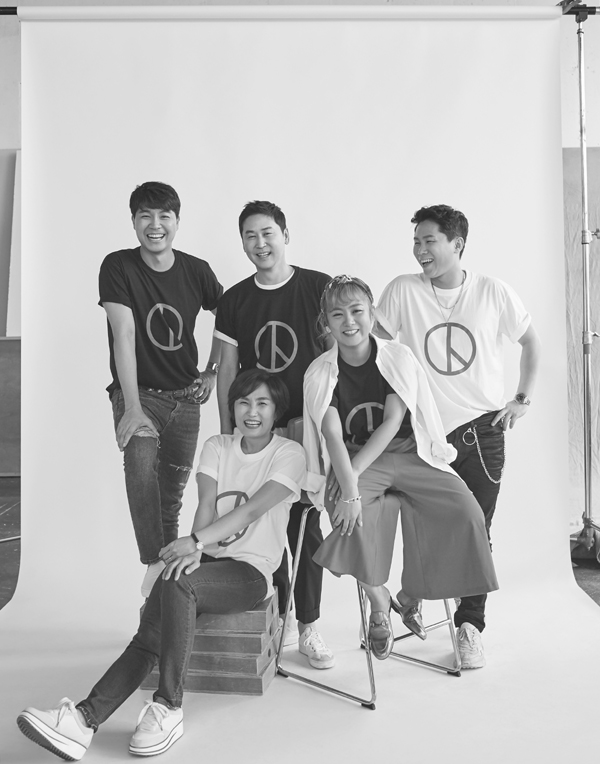 ▲ 좌측부터 시계방향. 박수홍 신동엽 양세형 박나래 박경림. ⓒ 김영준스튜디오