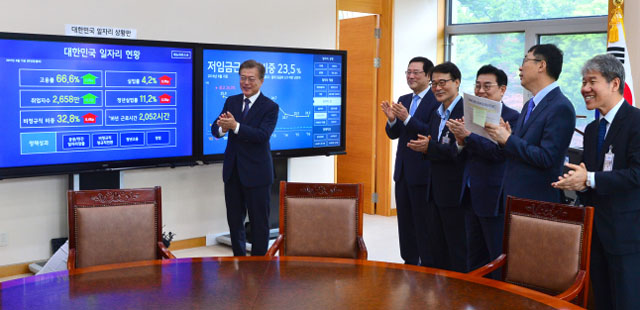 ▲ 문재인 정부는 2017년 5월 24일 