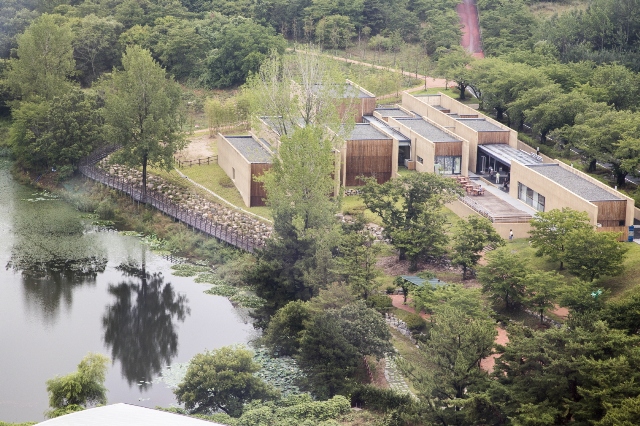 ▲ 솔거미술관의 항공사진 모습.ⓒ경주엑스포